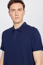 AC&Co/Altınyıldız Classics Erkek Çekmeyen Pamuklu Kumaş Slim Fit Dar Kesim Kıvrılmaz Polo Yaka Tişört, Model Kodu:4A4820200047