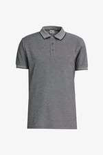 AC&Co/Altınyıldız Classics Erkek Çekmeyen Pamuklu Slim Fit Kıvrılmaz Polo Yaka Basic Tişört