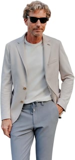 AC&Co/Altınyıldız Classics Erkek Slim Fit Dar Kesim Mono Yaka Casual Blazer Ceket