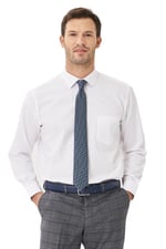 AC&Co/Altınyıldız Classics Kolay Ütülenebilir Comfort Fit Geniş Kesim Klasik Yaka Gömlek