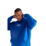 AC&Co/Altınyıldız Classics Oversize Fit Bol Kesim Kapüşonlu İçi Polarlı Pamuklu Sweatshirt