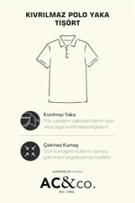 AC&Co/Altınyıldız Classics Polo Yaka Cepli Regular Fit Geniş Kesim Düz Tişört