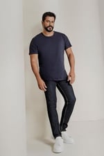 AC&Co/Altınyıldız Classics Slim Fit Bisiklet Yaka 3'lü%100 Pamuk Tişört Paketi