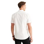 AC&Co/Altınyıldız Classics Slim Fit Dar Kesim Düğmeli Yaka Pamuklu Keten Gömlek Regular fit Erkek,Dokuma Yetişkin