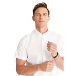 AC&Co/Altınyıldız Classics Slim Fit Dar Kesim Düğmeli Yaka Pamuklu Keten Gömlek Regular fit Erkek,Dokuma Yetişkin