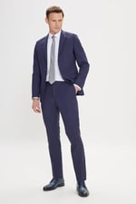 AC&Co/Altınyıldız Classics Slim Fit Dar Kesim Mono Yaka Takım Elbise