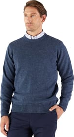 AC&Co/Altınyıldız Classics Standart Fit Normal Kesim Bisiklet Yaka Jakarlı Triko Kazak