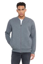 AC&Co/Altınyıldız Classics Standart Fit Normal Kesim İçi Polarlı Kolej Yaka Pamuklu Sweatshirt Ceket