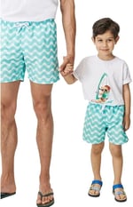 AC&Co/Altınyıldız Classics Standart Fit Normal Kesim Cepli Hızlı Kuruyan Desenli Deniz Şortu Regular fit Erkek Normal Bel,Dokuma Yetişkin - Seçenekler: 5-6 Yıl, 6-7 Yıl