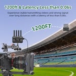 Accsoon CineView HE kablosuz video ve görüntü aktarım sistemi, giriş ve HDMI/UVC çıkışı, çift transfer 2, 4 GHz / 5 350 m'ye kadar, iOS Android Tik-Tok YouTube Live Streaming için (1 x R 1 x T)