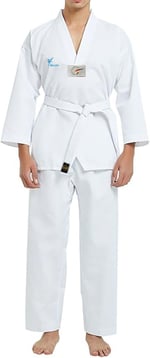 Acemi Beyaz Yaka Taekwondo Elbisesi Tekvando Elbisesi Dobok