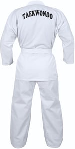 Acemi Beyaz Yaka Taekwondo Elbisesi Tekvando Elbisesi Dobok