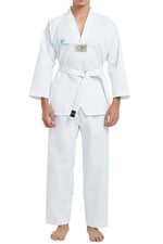 Acemi Beyaz Yaka Taekwondo Elbisesi Tekvando Elbisesi Dobok