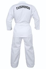 Acemi Beyaz Yaka Taekwondo Elbisesi Tekvando Elbisesi Dobok