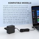 Acer Swift 3 1 5 Şarj Cihazı, Chromebook 11 13 14 15 CB3 CB5 C720 C740 SF314-52 SF314-51 SF314-54 SF114-32 SF114-31 W15-045NNA için 45W 4B A13. -045N2A PA-1450-26 Dizüstü Bilgisayar Adaptörü 3,0 x 1,1
