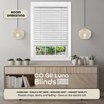Achim Home Furnishings, White Cordless GII Luna 2