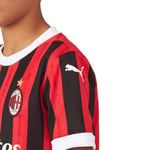ACM 1899 PUMA ACM Home Jersey Replica Jr Erkek/Unisex Forma, For All Time Red-PUMA Black, 7-8 YAŞ
