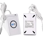 ACR122U Akıllı NFC RFID Okuyucu/Yazar ISO 14443 A/B Kart Klon Makinesi + Ücretsiz Yazılım + 5 adet Yazılabilir UID Anahtarlık