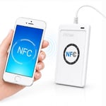 ACR122U Akıllı NFC RFID Okuyucu/Yazar ISO 14443 A/B Kart Klon Makinesi + Ücretsiz Yazılım + 5 adet Yazılabilir UID Anahtarlık