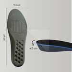Active Team - Boy Uzatıcı Tabanlık, İçten hava yastıklı, Koku Önleyici, Parfümlü (2 cm, 43-46)