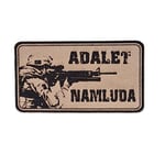 ADALET NAMLUDA Deri PEÇ - Arma - Patch