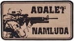 ADALET NAMLUDA Deri PEÇ - Arma - Patch
