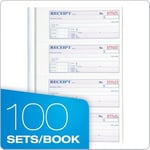 Adams Business-forms TC1182 receipt kitap, 7 .63 X 11, üç parça CARBONLESS, 100 forms