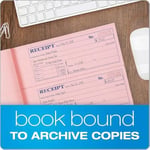 Adams Business-forms TC1182 receipt kitap, 7 .63 X 11, üç parça CARBONLESS, 100 forms