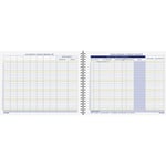 Adams Kontrol Ödeme ve Depozito Kayıtı, 20 cm x 28 cm, 44 Sayfa (AFR60), Beyaz
