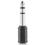 Adaptör 6.3mm Stereo Fiş - 3.5mm Stereo Soket