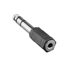 Adaptör 6.3mm Stereo Fiş - 3.5mm Stereo Soket