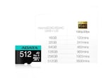 ADATA Premier Pro 512GB microSDXC/SDHC UHS-I U3 Class 10(V30S) Bellek Kartı, Siyah