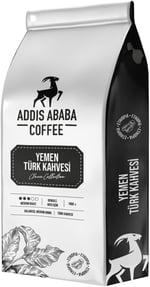 Addis Ababa Coffee - Yemen Türk Kahvesi 1000 Gr. (Öğütülmüş Türk Kahvesi)