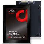 Addlink 256GB 510-400 MB/s 2.5” SATA III 6Gb/s SSD AD256GBS20S3S - Seçenekler: 256GB, 512GB, 1TB, 120GB