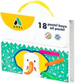 Adel Pastel Boya, 12 Renk, 4280837002 - Seçenekler: 12'li, 18'li, 24'lü