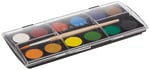 Adel Suluboya, 12 Renk, 24 mm Tablet, Canlı ve Parlak Renkler, Fırça İçerir - Bedenler: 24 Mm, 30Mm