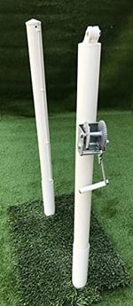 Adelinspor Via Ankrajlı Gerdirme Aparatlı Sabit Tenis Direği