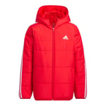 adidas 3-Stripes Padded Jacket Kids, Better Scarlet, 7-8 Yaş