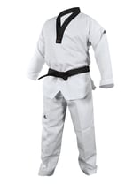 adidas Adi Start II Siyah V Yaka Siyah Kuşak Tekvando Dobok Üniforma