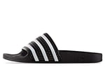 adidas Adilette, Terlik Adam, Siyah (Çekirdek Siyah/Beyaz/Siyah Çekirdek), 36 2/3 AB