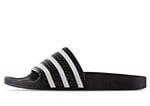 adidas Adilette, Terlik Adam, Siyah (Çekirdek Siyah/Beyaz/Siyah Çekirdek), 36 2/3 AB