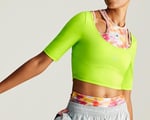 adidas Asmc Crop Kadın Günlük Tişört IX8072 Yeşil