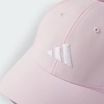 adidas Boys Bball Cap Lt Emb Yeni Logo, Açık Pembe/Beyaz, L