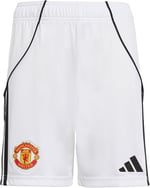 adidas Çocuk Manchester United 25/26 İç Saha Şortu Çocuk Futbol Şortu JP3017 Beyaz