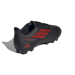 adidas DEPORTIVO III FxG Erkek Sert Zemin Futbol Ayakkabısı/Krampon, core black/better scarlet/core black,41 1/3