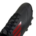 adidas DEPORTIVO III FxG Erkek Sert Zemin Futbol Ayakkabısı/Krampon, core black/better scarlet/core black,41 1/3