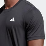 adidas Erkek Club 3 çizgili tenis tişörtü kısa kollu