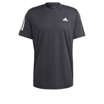 adidas Erkek Club 3 çizgili tenis tişörtü kısa kollu