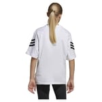 Adidas Erkek Çocuk T-Shirt 5003243503, Beyaz-Siyah, 128