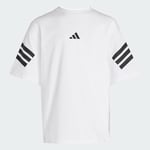 Adidas Erkek Çocuk T-Shirt 5003243503, Beyaz-Siyah, 128